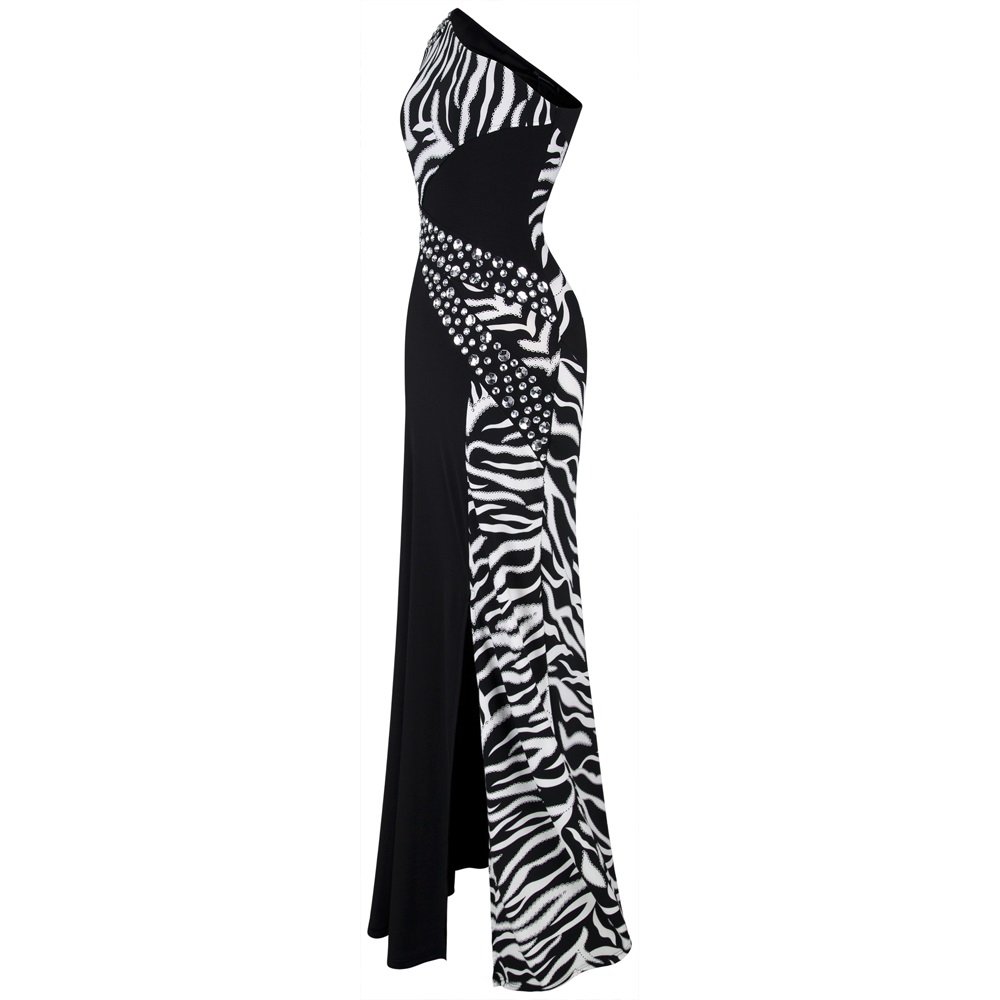 Zebra Formal Evening Dress Style #203 16A - BU Boutique